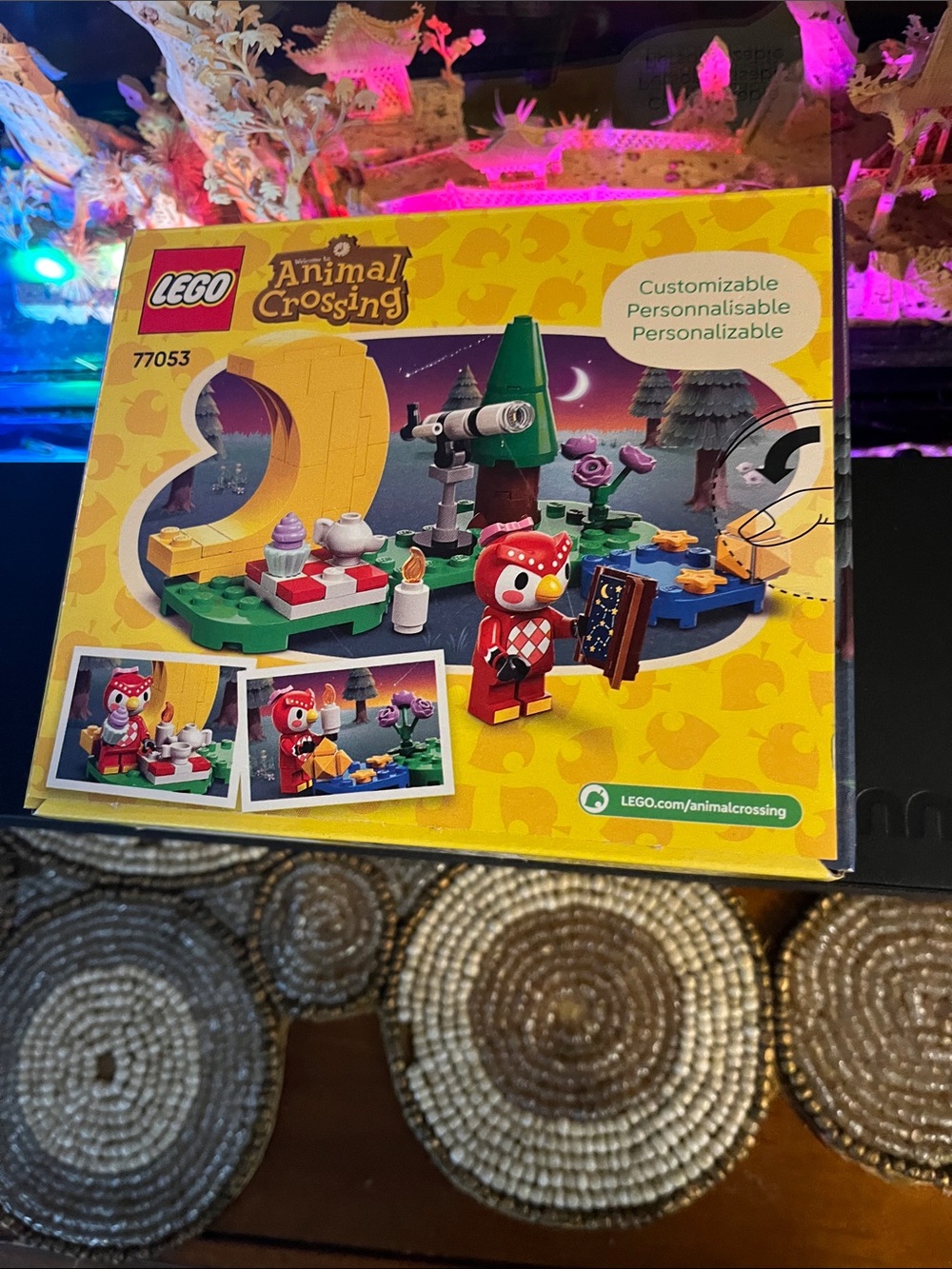 Lego Animal Crossing Stargazing Set - Yellow, Green & Purple - Picture 3 of 6